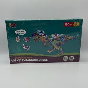 🧩 NIB Age of Tyrannosaurus Puzzle – Kids 3+ | Special Shapes 🦖
